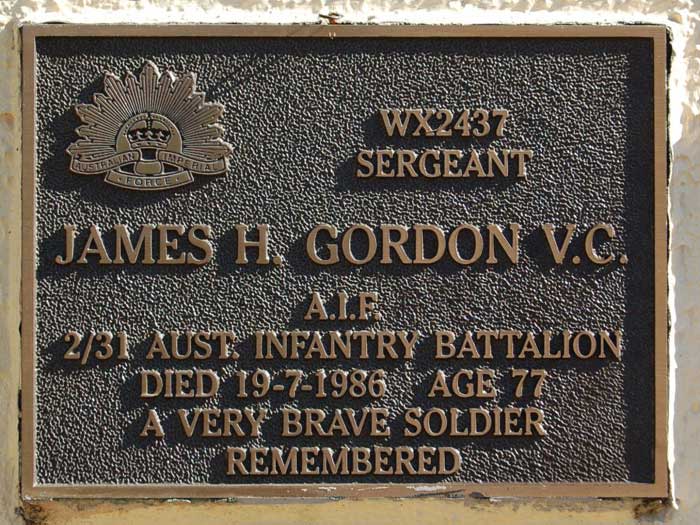 Gordon V C James H Kokoda Track Memorial Walkway